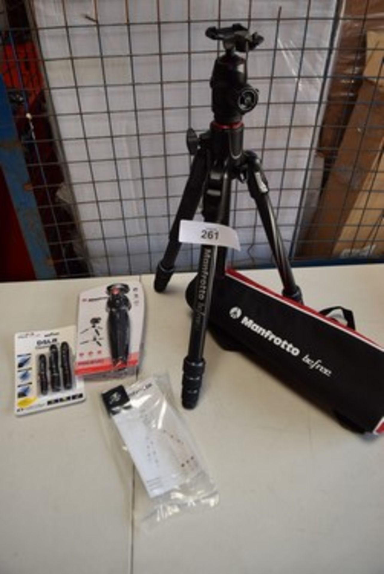 1 x Manfrotto Befree GT Xpro aluminium tripod, in carry bag, item No: MKBFRA4GTXP-BH, together
