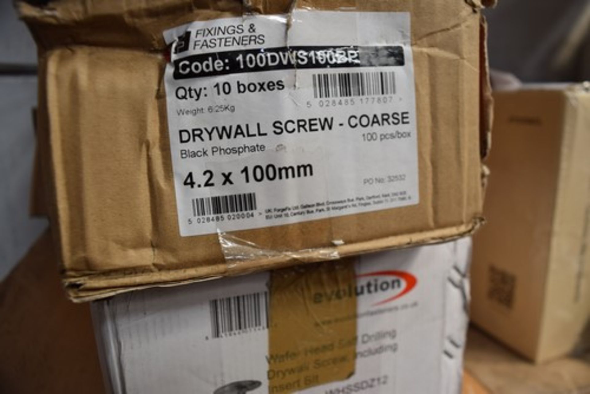 1 x box of Evolution wafer head self drilling drew wall screws, size 4.2 x 12mm, approximately 10, - Image 3 of 4