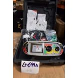 1 x Megger multifunction electric tester, Model MFT1711 with hard case and certificate of in calibra