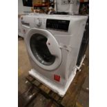 1 x Hoover H Wash 300 lite 7kg washing machine, Model H3W47TE/1-80, dented front panel (RHS) -