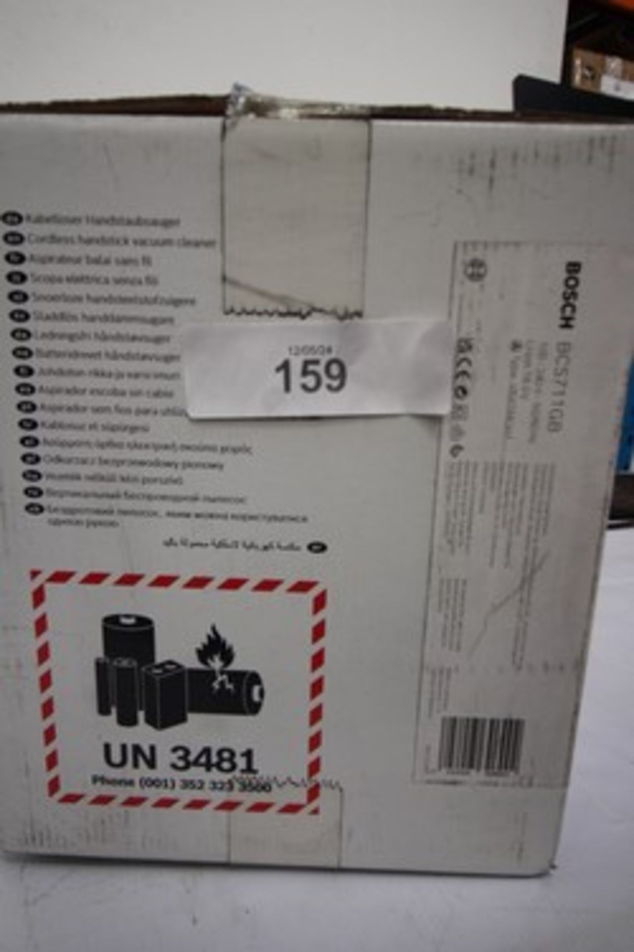 1 x Bosch unlimited 7 cordless vacuum, Model BCS711GB - New (ES2) - Image 2 of 2