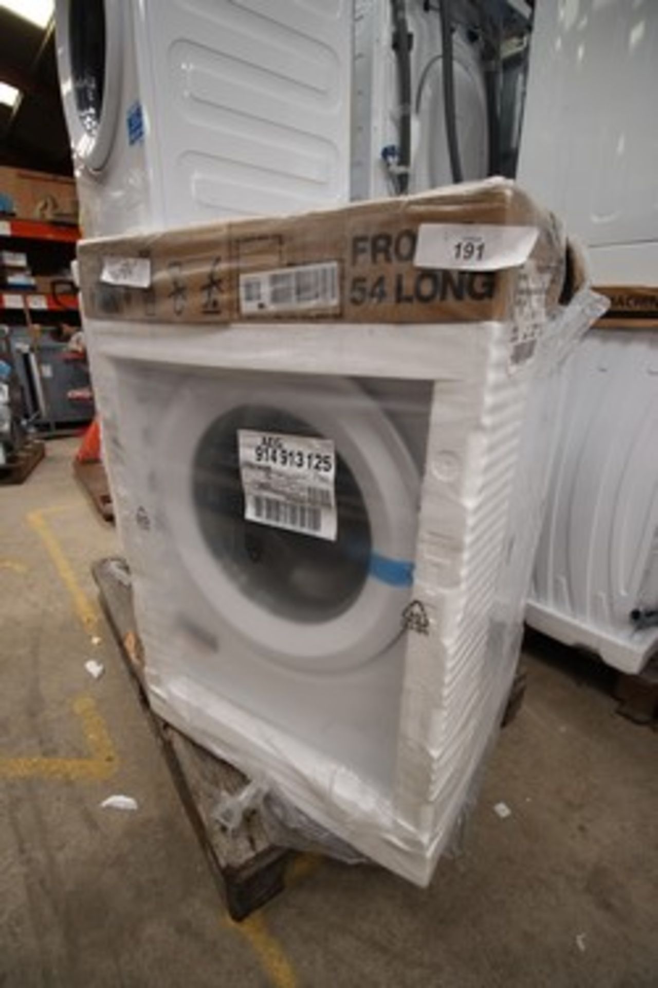 1 x AEG 8kg washing machine, Model 914913125 - New in pack (eBay 9)
