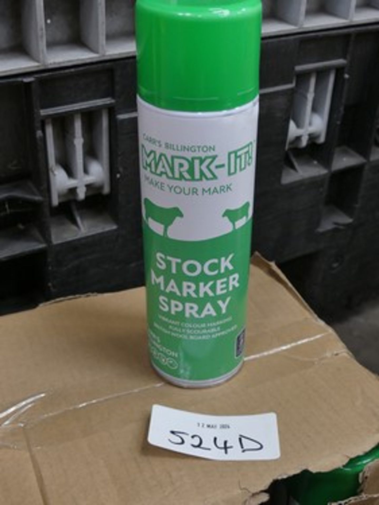 12 x 450ml cans of Carr's Billington, Mark-It!, stock marker spray - new (under mezzanine) - Image 2 of 2