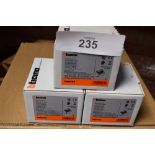 3 x Bticino 6 DIN audio video system power supply units, code 346050, EAN 8005543545324 - New in box