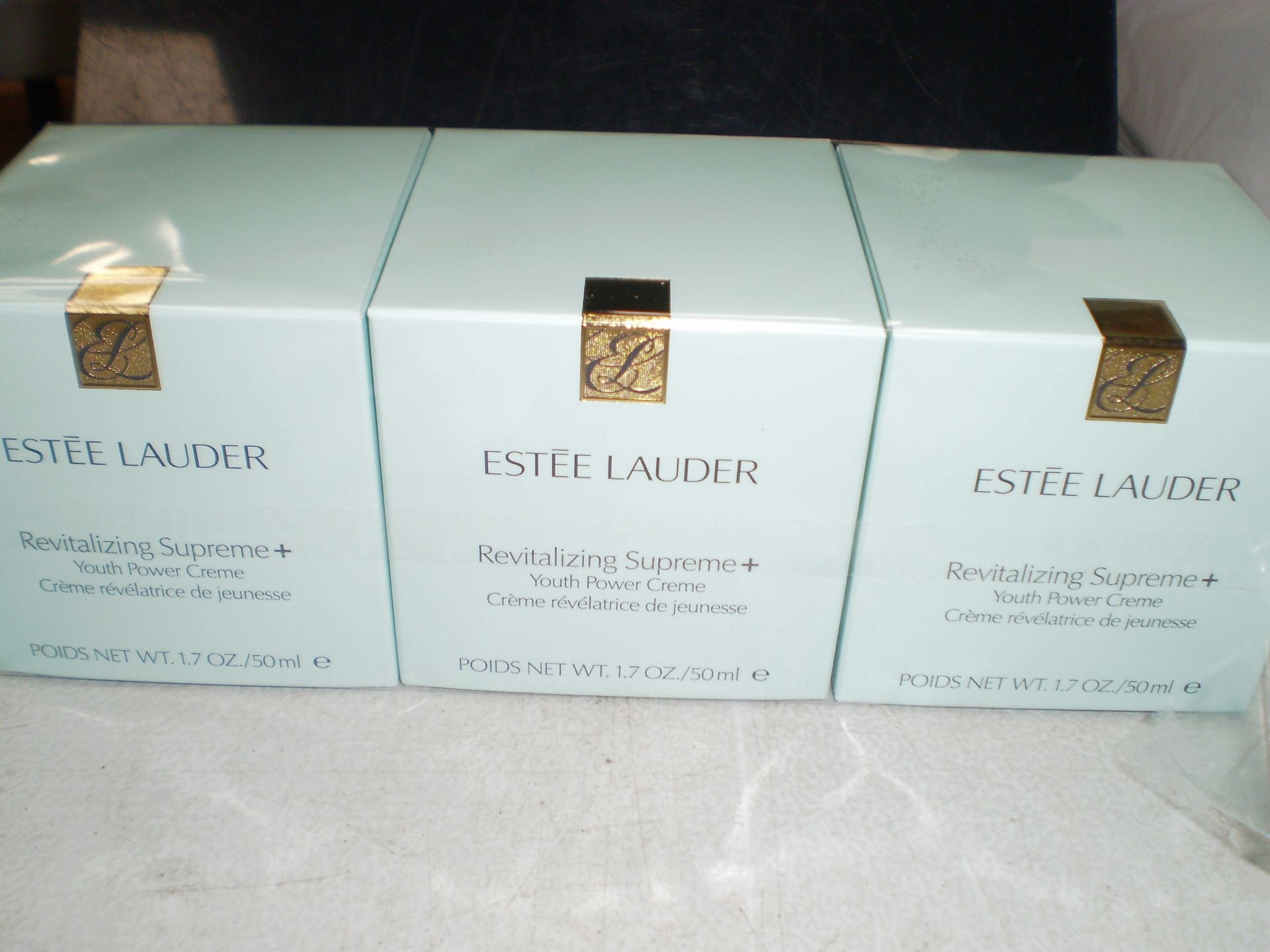 3 x 50ml jars of Estee Lauder revitalising supreme+ - sealed new in box (C14C)