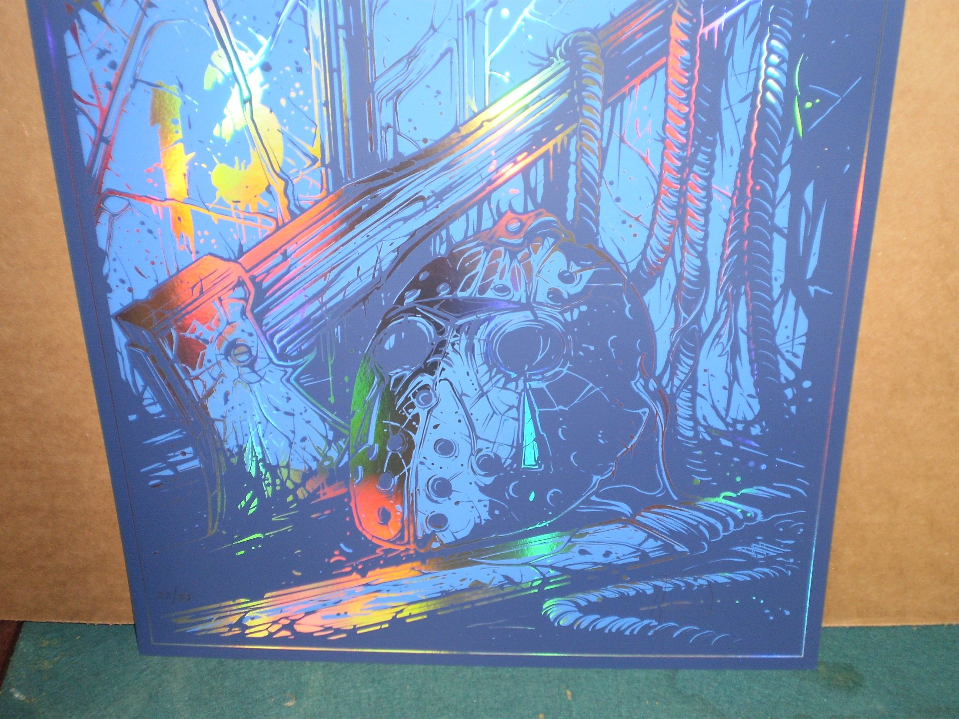 2 x Dan Mumford screenprint on foil paper, comprising (13th) limited edition and Who You Gonna Call, - Image 3 of 3