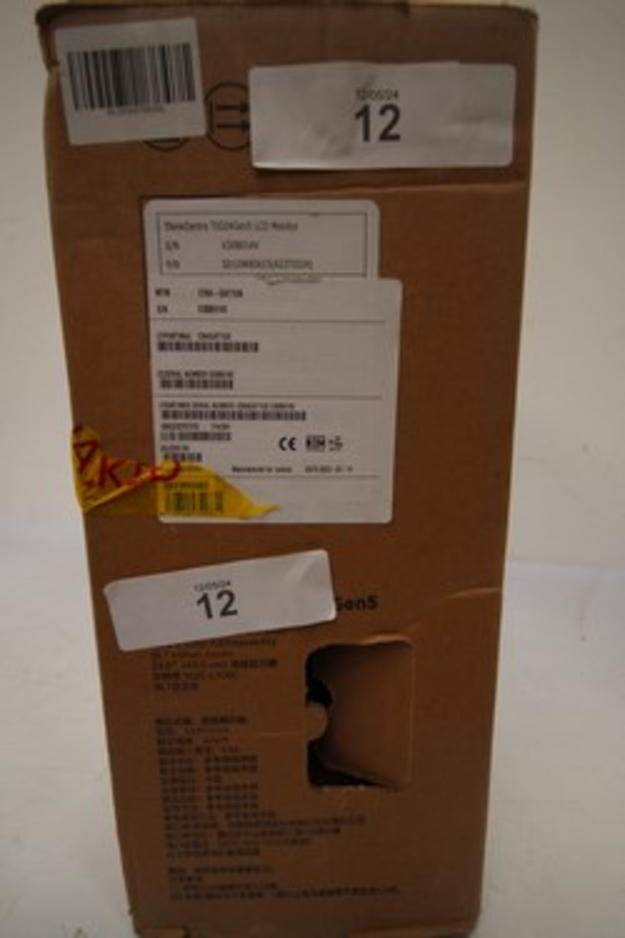 1 x Lenovo 24" monitor, model No: SD10W80615, screen only, no PC unit - new in box (ES3 cage) - Image 4 of 4