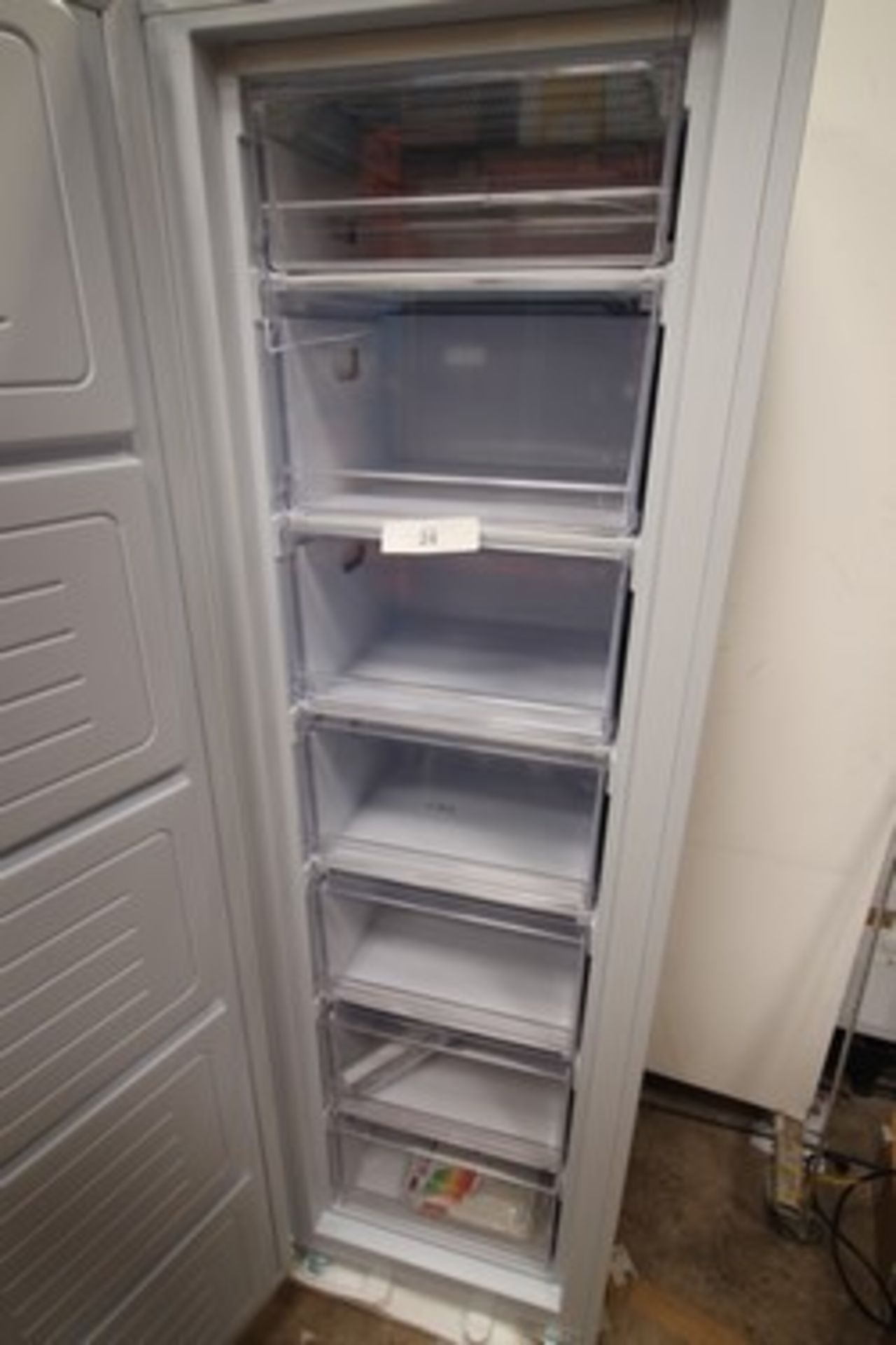 1 x CDA integrated freezer, model No: FW881/4, dented front top panel, dented rear left corner, - Image 4 of 6