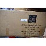 1 x Malay KD New Hampshire grey bench, SKU:- 065775, EAN 19895321 - New in box (GS11)
