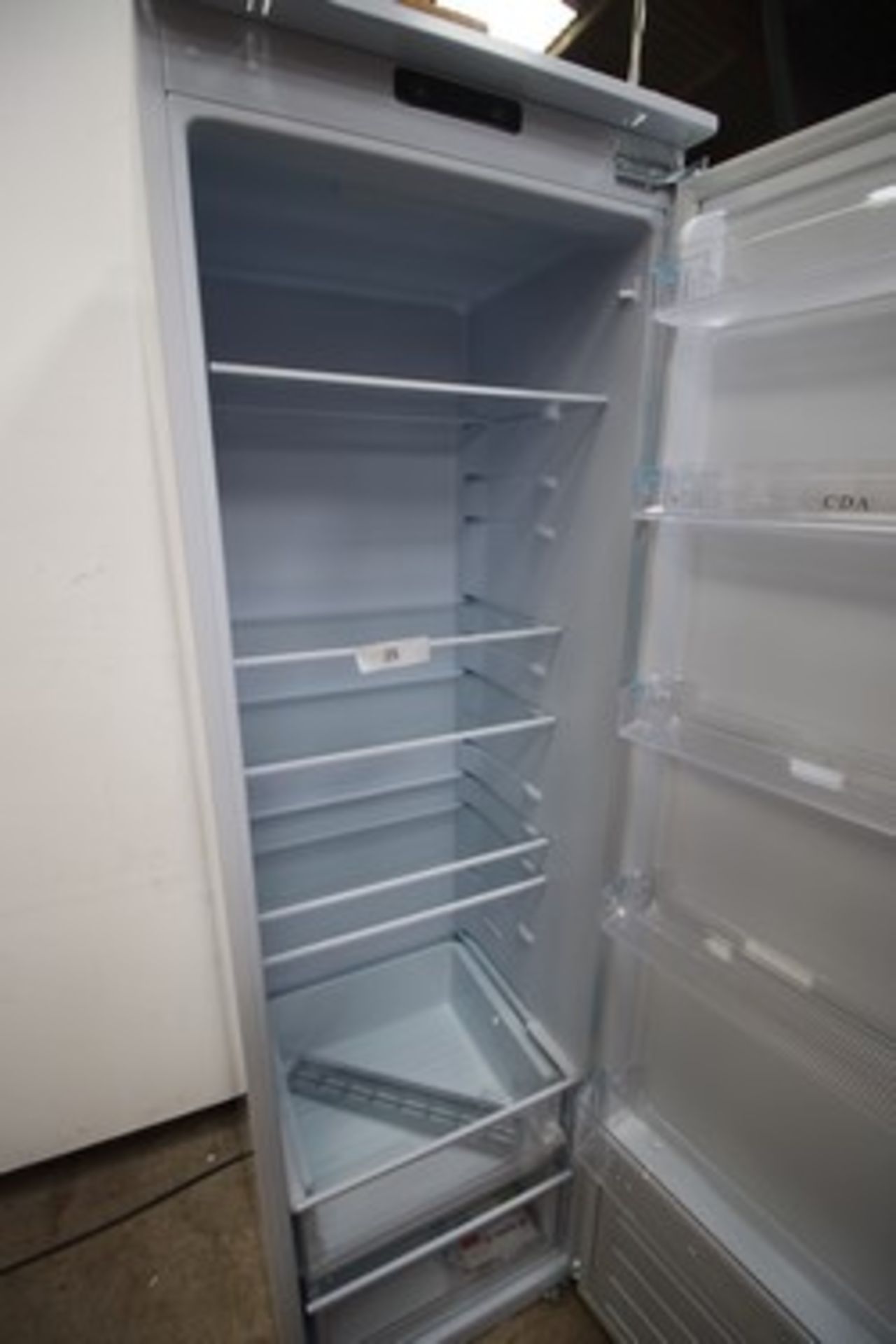 1 x CDA integrated larder fridge, model: FW821/3, 4cm dent on front panel - sealed new in box (ES4) - Image 2 of 3