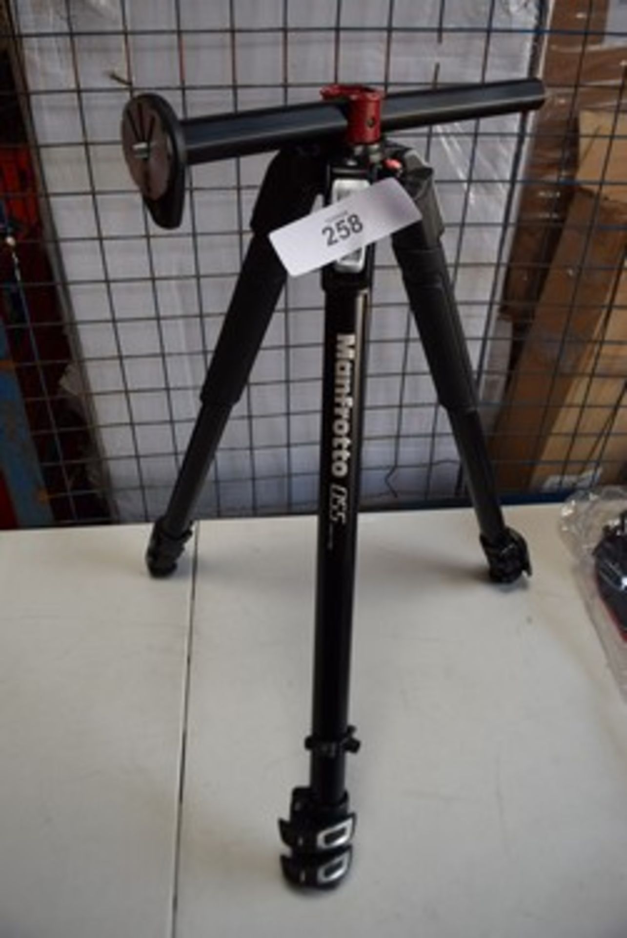 1 x Manfrotto 055 aluminium tripod with horizontal column, item No: MT055XPRO3, together with 1 x M - Image 3 of 4