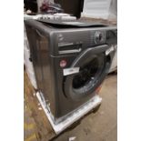 1 x Hoover H Wash 350 9kg washing machine, Model H3WP5496TMRR6, scratched to top of left panel and