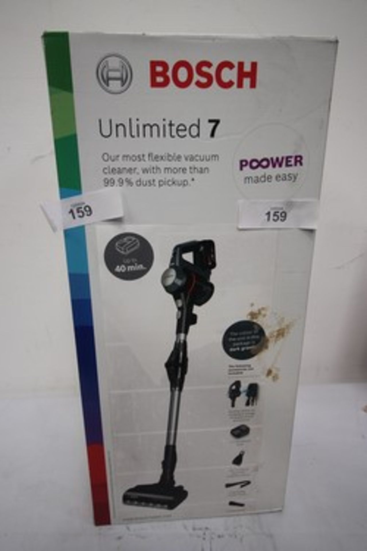 1 x Bosch unlimited 7 cordless vacuum, Model BCS711GB - New (ES2)