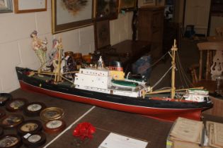 A model of "The Whitby Abbey" trawler