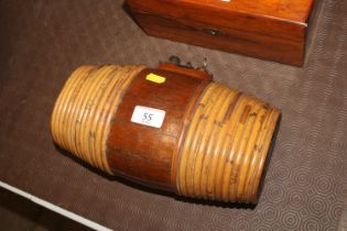 A 19th Century portable whisky barrel