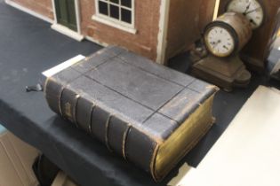 A late Victorian leather bound Bible