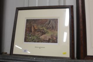 After Archibald Thorburn, pencil signed print, "Wo