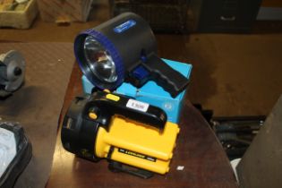 A NuPower MNLT1 handheld torch with original box,