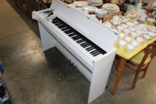 A Yamaha electric piano
