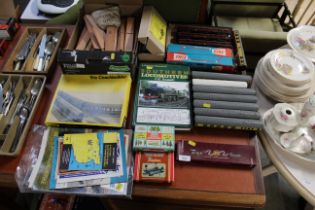 A collection of model railway items and ephemera