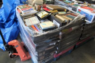 A pallet of miscellaneous books. Successful purch