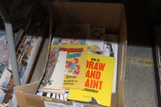 A box of 'Learning to Paint and Draw' books