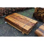 A quantity of feather edged fencing boards. This l