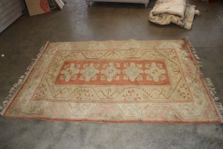 An approx. 9'5" x 6'5" Turkish rug AF