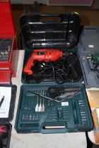 A Black & Decker KR700CRE drill in fitted plastic