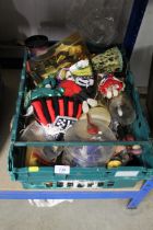 A box of souvenir dolls