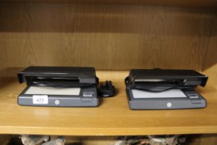 Two Scansafe money scanners