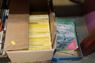 A quantity of National Geographic magazines circa