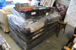 A pallet of miscellaneous books. Successful purch