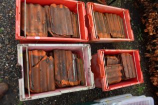 Four crates of roof tiles