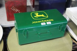 A John Deere style tool box (213)