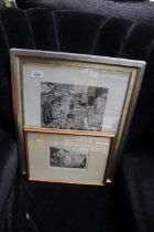A pencil signed etching 'Buckinghamshire Lane'; and Arthur B Tomkins, 'A modern Orpheus'