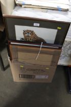 A box of pictures and prints