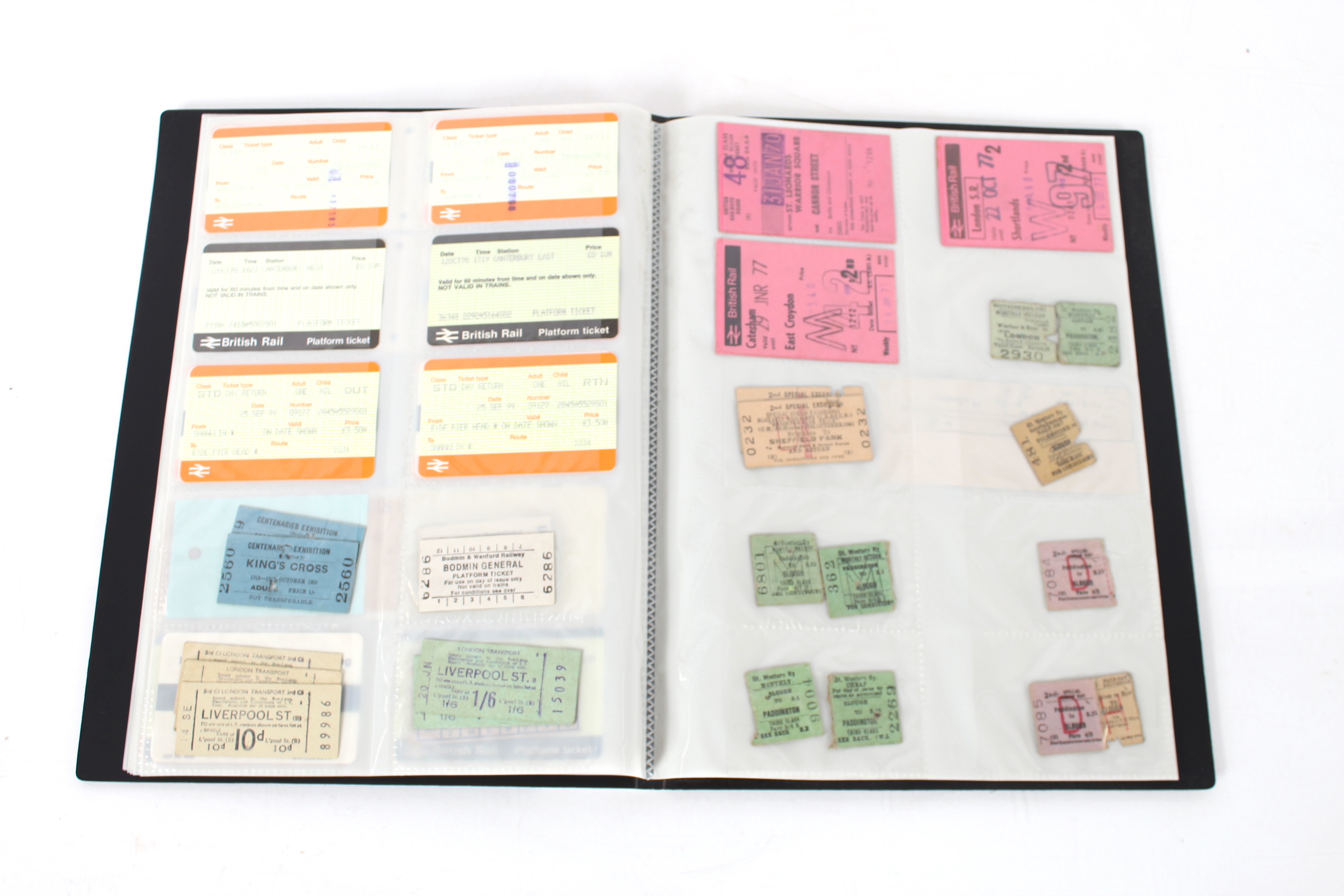 An album of miscellaneous railway tickets - Image 3 of 5