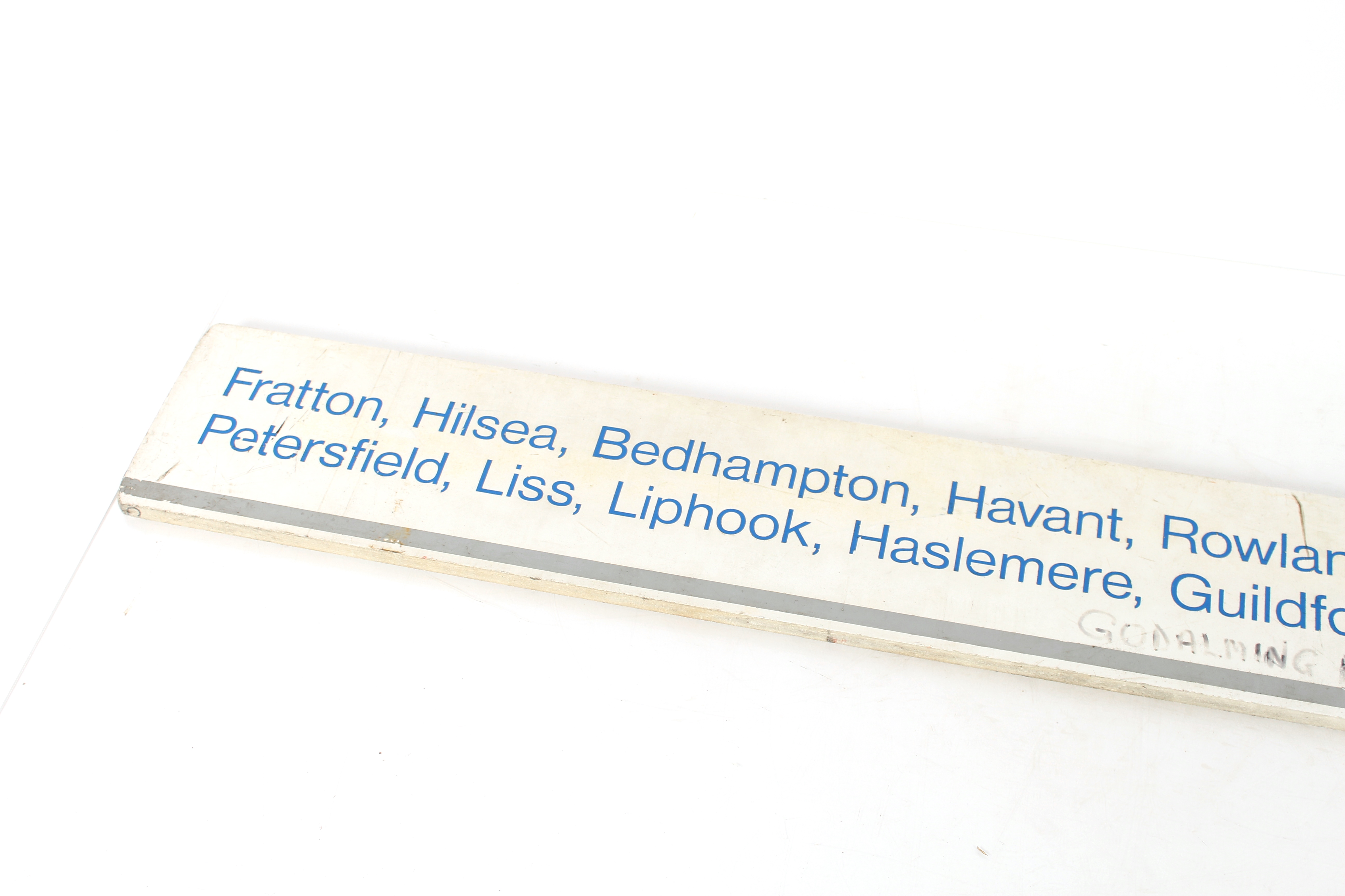 A double sided laminate sign for Portsmouth to Wat - Image 6 of 8