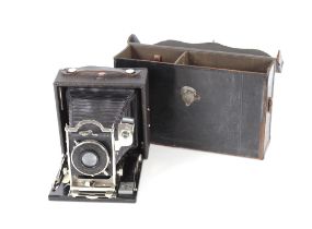 A Premo No.9 camera numbered 652 with four wooden