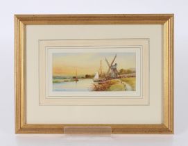 G.M. Avondale, watercolour study of Horning Mill N