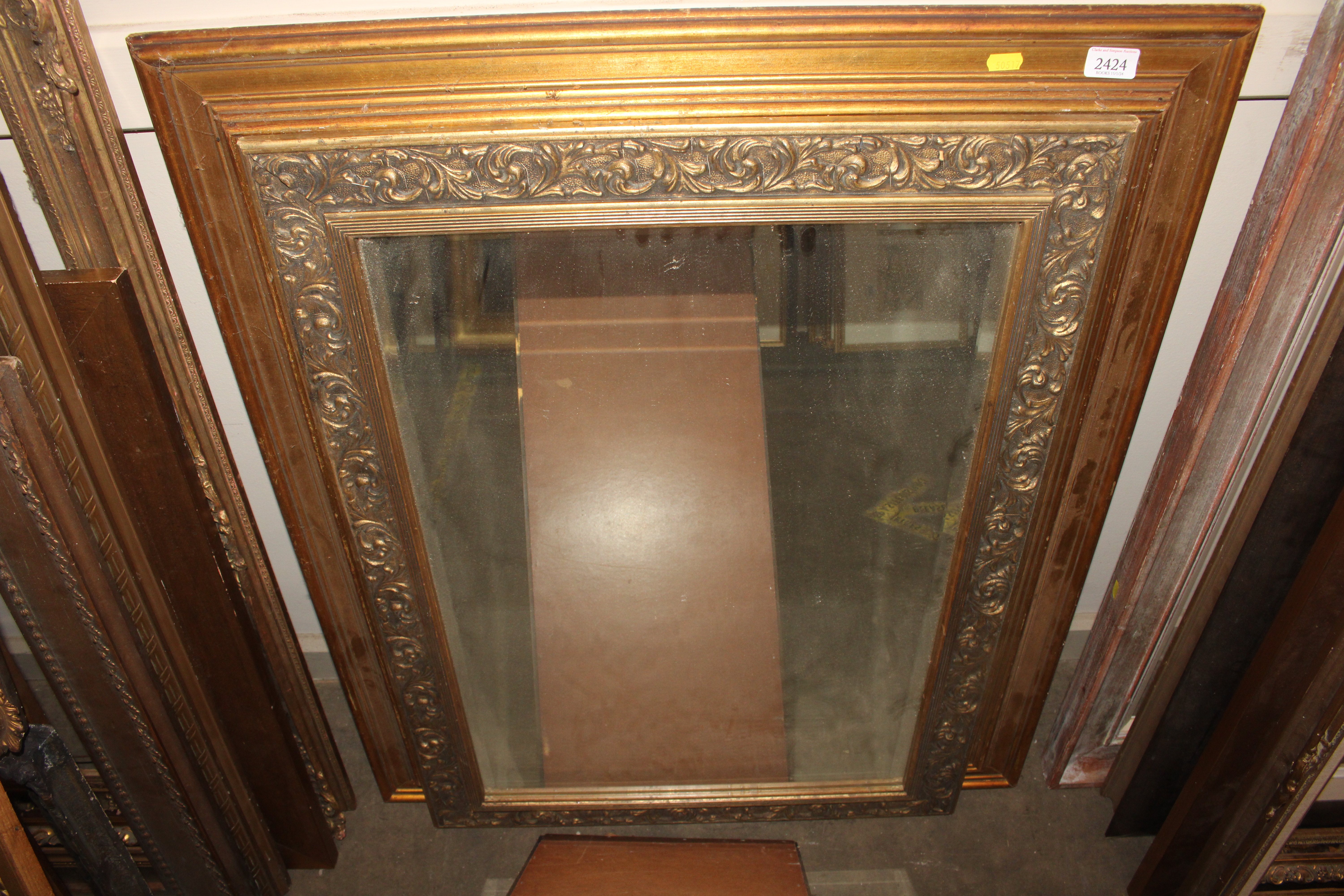 Three various gilt framed mirrors - Bild 2 aus 3