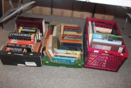 Three boxes of miscellaneous literature to include