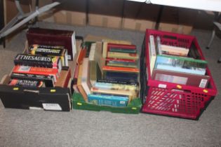 Three boxes of miscellaneous literature to include