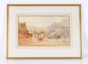 William Cook of Plymouth, watercolour, vessels off
