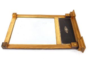 A Regency style gilt framed pier mirror