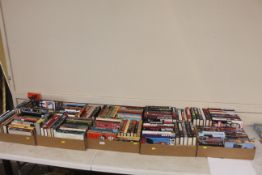A large collection of True Crime books