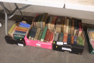 Three boxes of miscellaneous antiquarian books