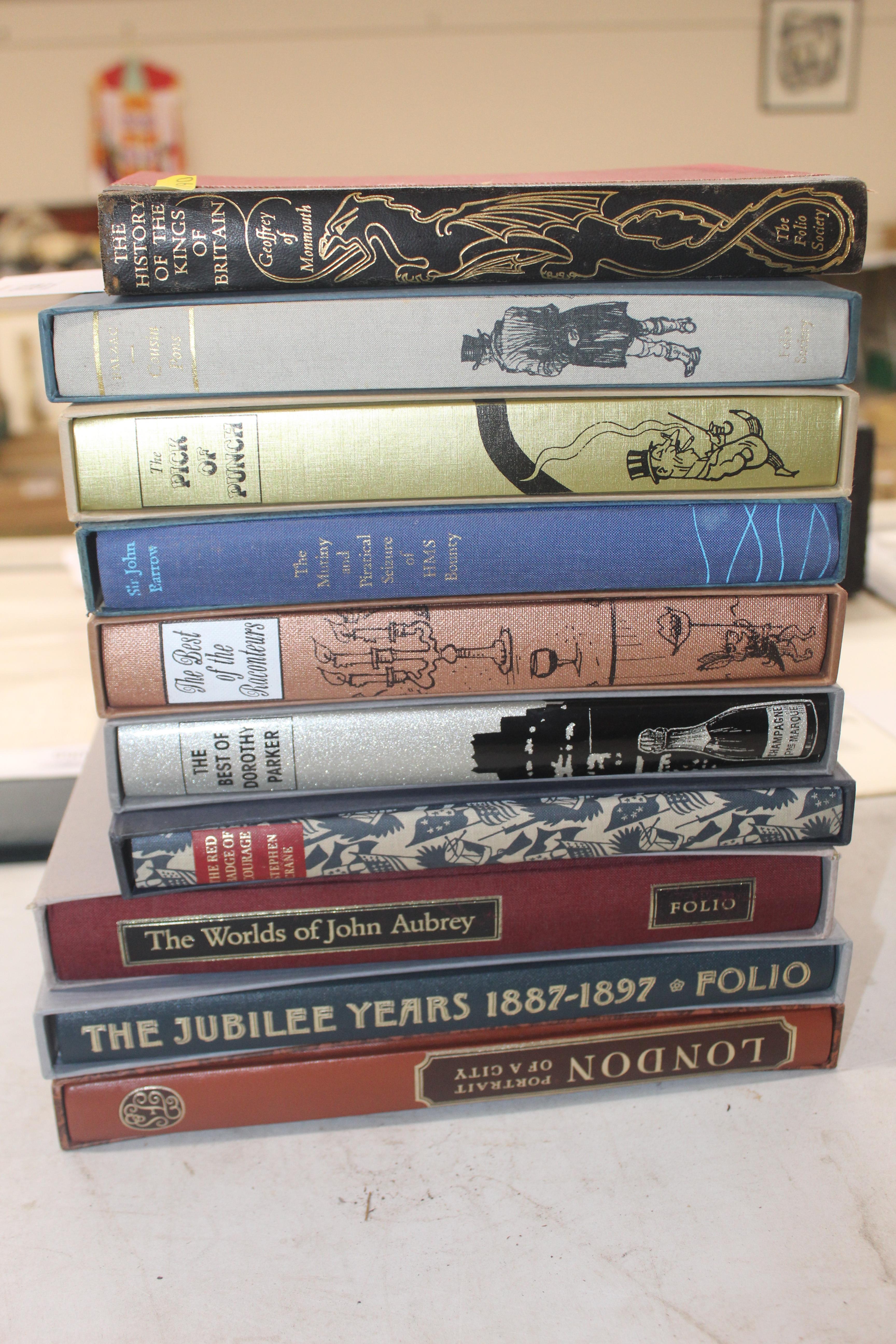 Ten various Folio Society books, nine with outer - Image 2 of 2