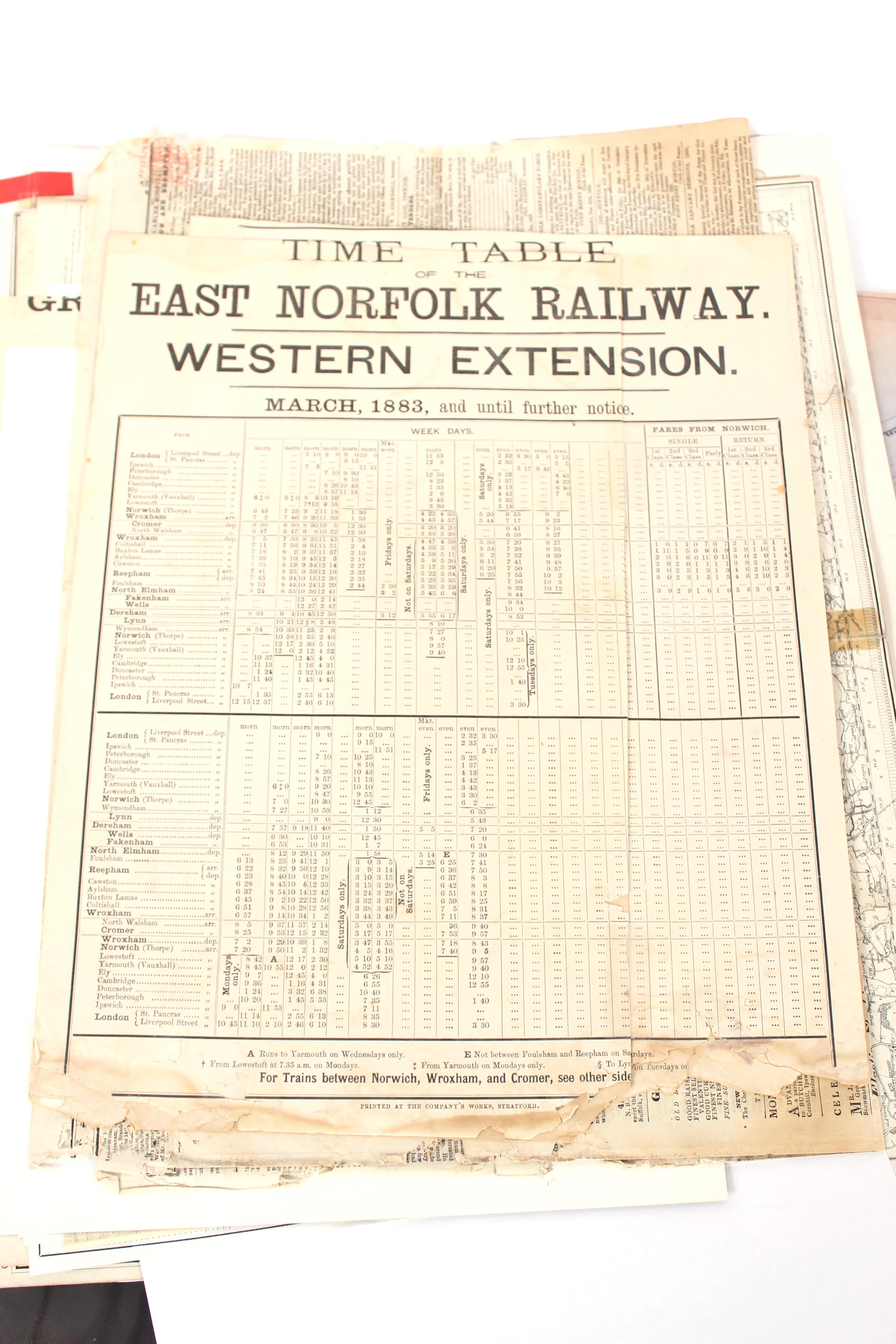 A collection of railway ephemera including travel - Image 2 of 6